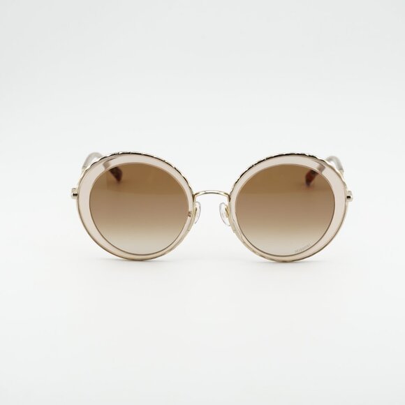 Missoni MIS 0033/S 05BD HA Sunglasses Gold/Sand Round Frame, Brown Lenses main image 7